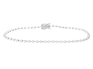 Jewellery - TENNIS BRACELET, 18K white gold - View 1