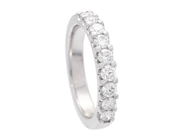 Jewellery - ETERNITY RING, 18K white gold - View 1