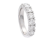 Jewellery - ETERNITY RING, 18K white gold - View 1