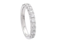 Jewellery - ETERNITY RING, 18K white gold - View 1
