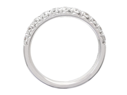 Jewellery - ETERNITY RING, 18K white gold - View 2