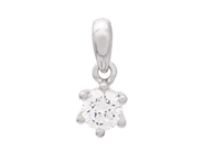 Jewellery - SOLITAIRE PENDANT, 18K white gold - View 1