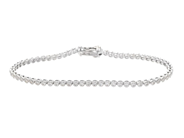 Jewellery - TENNIS BRACELET, 18K white gold - View 1