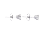 Jewellery - SOLITAIRE EARRINGS, 18K white gold - View 2