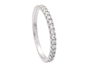 Jewellery - FULL ETERNITY RING, 18K white gold - View 1