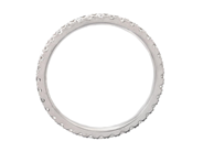 Jewellery - FULL ETERNITY RING, 18K white gold - View 2