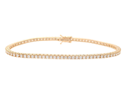 Jewellery - TENNIS BRACELET, 18K gold - View 1