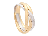 Jewellery - RING, 18K gold/white gold - View 1