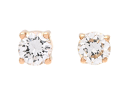 Jewellery, SOLITAIRE EARRINGS, 18K gold, in auction: Lilla jewellery – Tuesday 27 January