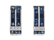 Jewellery, EARRINGS, 18K white gold, in auction: Lilla jewellery – Tuesday 27 January