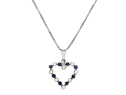 Jewellery, PENDANT WITH CHAIN, 18K white gold, in auction: Lilla jewellery – Tuesday 27 January