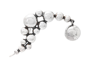 Jewellery, GEORG JENSEN, single earring, in auction: Modern – Saturday 14 February