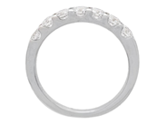 Jewellery - ETERNITY RING, 18K white gold - View 2