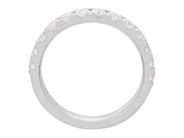 Jewellery - ETERNITY RING, 18K white gold - View 2