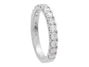 Jewellery - ETERNITY RING, 18K white gold - View 1