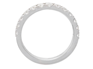 Jewellery - ETERNITY RING, 18K white gold - View 2