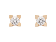 Jewellery - SOLITAIRE EARRINGS, 18K gold - View 1