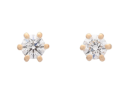 Jewellery - SOLITAIRE EARRINGS, 18K gold - View 1