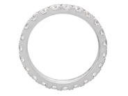 Jewellery - FULL ETERNITY RING, 18K white gold - View 2