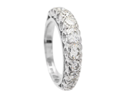 Jewellery - ETERNITY RING, 18K white gold - View 1