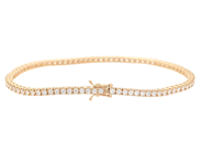 Jewellery - TENNIS BRACELET, 18K gold - View 2