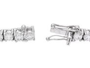 Jewellery - TENNIS BRACELET, 18K white gold - View 3