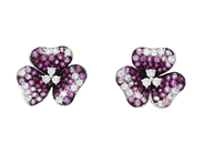 Jewellery, EARRINGS, 18K white gold, in auction: Classic – Saturday 24 January