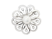 Jewellery - BROOCH, 18K white gold - View 1