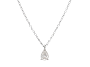 Jewellery - PENDANT WITH CHAIN, 18K white gold - View 1