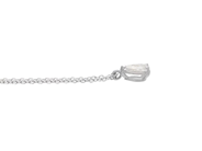 Jewellery - PENDANT WITH CHAIN, 18K white gold - View 2