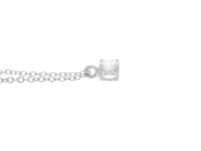 Jewellery - PENDANT WITH CHAIN, 18K white gold - View 2