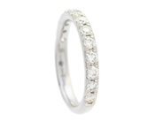 Jewellery - ETERNITY RING, platinum - View 1