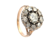 Jewellery - RING, 14K gold/silver - View 1