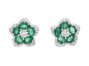 Jewellery - EARRINGS, 18K white gold - View 1