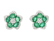 Jewellery - EARRINGS, 18K white gold - View 3