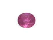Gemstones - RUBY, oval-cut - View 1