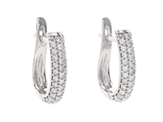 Jewellery, EARRINGS, 18K white gold, in auction: Valentine – Saturday 7 February