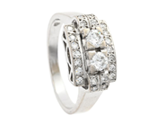 Jewellery - RING, 18K white gold - View 1