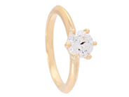 Jewellery - SOLITAIRE RING, 18K gold - View 1