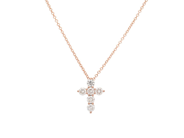 Jewellery - PENDANT WITH CHAIN, 18K rose gold - View 1