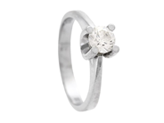 Jewellery, SOLITAIRE RING, platinum, in auction: Lilla jewellery – Tuesday 27 January