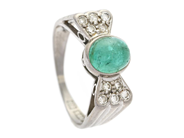 Jewellery, RING, 18K white gold, in auction: Classic – Saturday 24 January