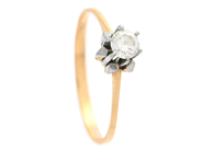 Jewellery, SOLITAIRE RING, 18K gold, in auction: Lilla jewellery – Tuesday 27 January