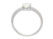Jewellery - SOLITAIRE RING, 14K white gold - View 2