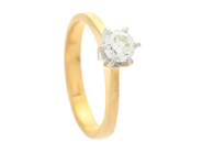 Jewellery, SOLITAIRE RING, 18K gold, in auction: Lilla jewellery – Tuesday 27 January