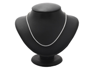 Jewellery - RIVIERE NECKLACE, 18K white gold - View 2