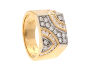 Jewellery - SIGNET RING, 18K gold - View 1