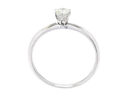 Jewellery - SOLITAIRE RING,  18K white gold - View 2