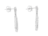 Jewellery - EARRINGS, 18K white gold - View 2
