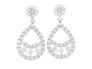 Jewellery - EARRINGS, 18K white gold - View 1